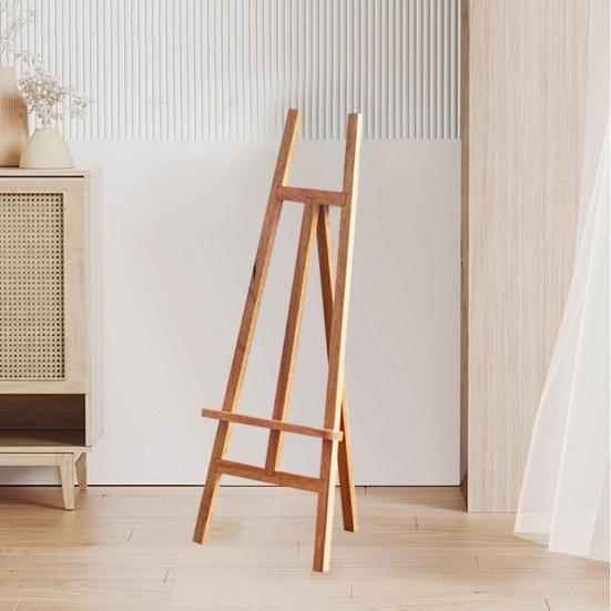 Miniature Easel Stand Solid Wood Realistic DIY Crafts Kids Gifts Toys Studio Furniture 0.05 Dollhouse Scene Ornament Mini