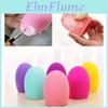 Makeup Brush Cleaner Silicone Egg Shape Tool For Foundation And Powder Brushes