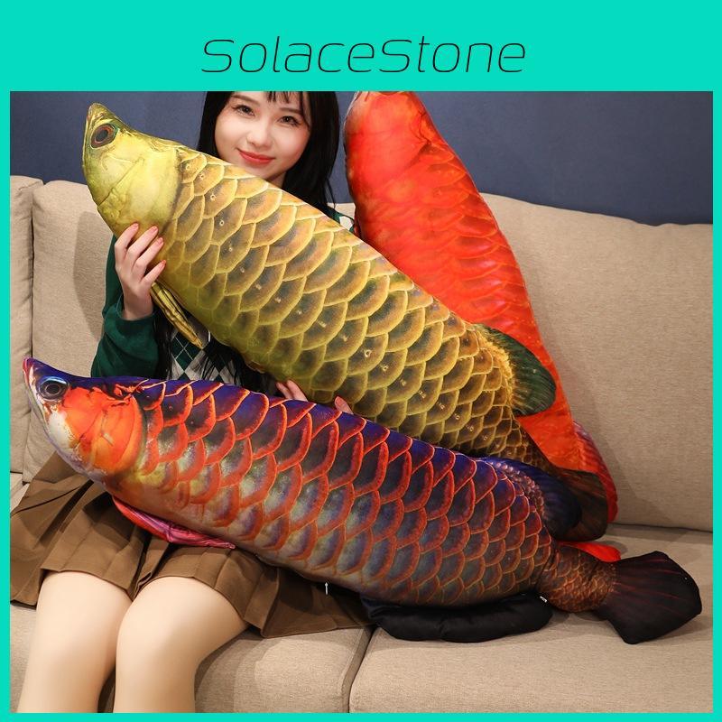 Realistic Golden Dragonfish Pillow Carp Catfish Loach Carp Plush Toy Soft And Comfortable Sofa Cushion