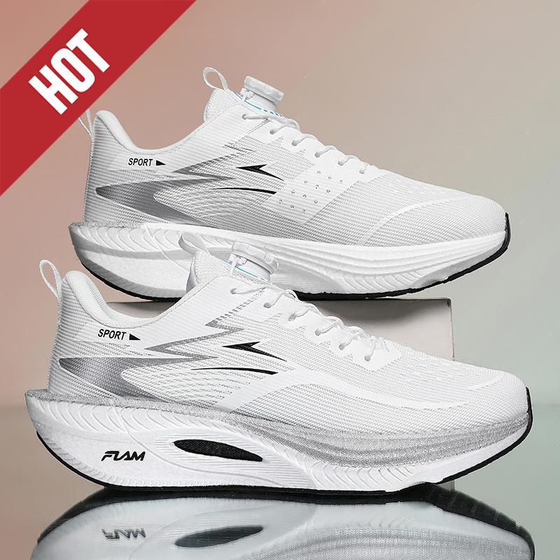 Running Shoes Carbon Board Profession Marathon Men Sports Breathable Lightweight Women'S Comfortable Athletic Nonskid Sneakers