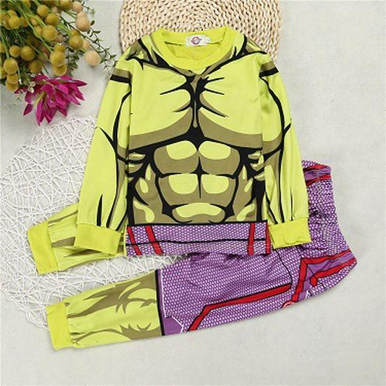 Cartoon Boys' Spring & Autumn Homewear Set