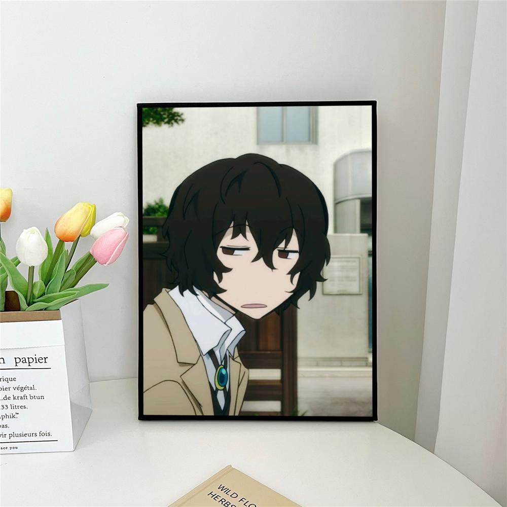 1pc Japanese Anime B-Bungo Stray Dogs Self-adhesive Art Poster Waterproof Paper Sticker Coffee House Bar Room Wall Decor