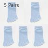 5 Pairs of Female Summer Thin Lovely Deodorizing Sweat Absorbing Breathable Five Toe Socks