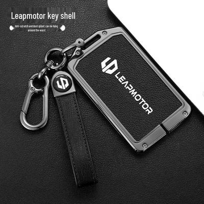 Capa para Chave Cartão Leapmotor C10 com Suporte NFC - Modelo 2024, Carcaça Metálica de Proteção Total