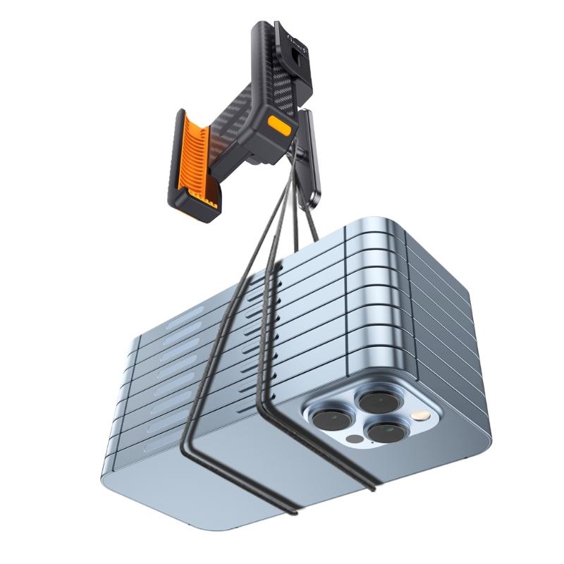 Tragbare Magnetische Handyhalterung für Fitnessgeräte Outdoor-Sportarten Starke Magnete Saugfuß-Design