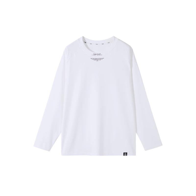 Little Pig Tony Boys' Pure Cotton Letter Print Long Sleeve T-Shirt