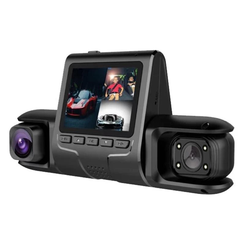 

Комплексна система моніторингу автомобіля Передні та внутрішні камери Автомобільний відеореєстратор Автомобільна камера спостереження 2/3 лінзи