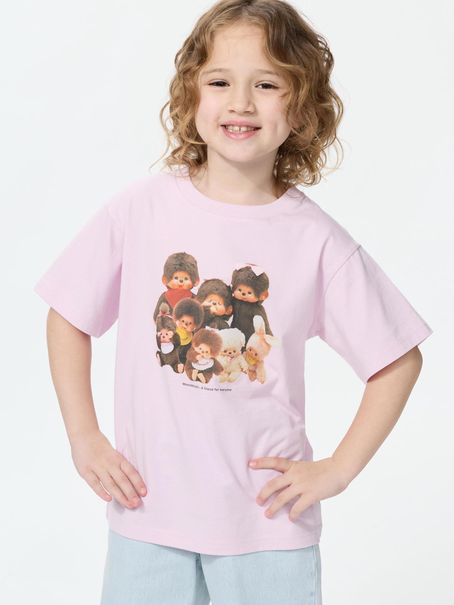 Uniqlo Japan Girls Monchichi Cut 10 PINK/100 (34 years old)