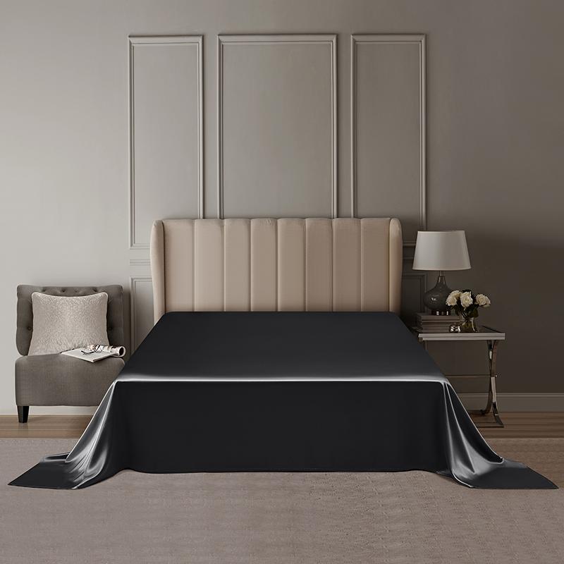 6A Grade 22 Momme Pure Mulberry Silk Flat Sheet Natural Breathable Soft Luxury Bedding