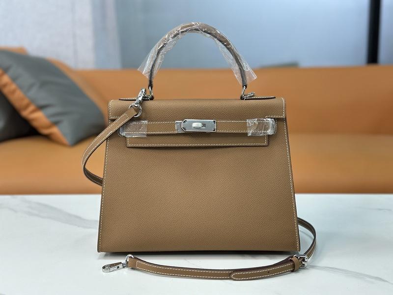 26 New Genuine Leather Women's Bag Palm Pattern Mini 22CM25 Silver Buckle Handbag Single Shoulder Diagonal Cross-border