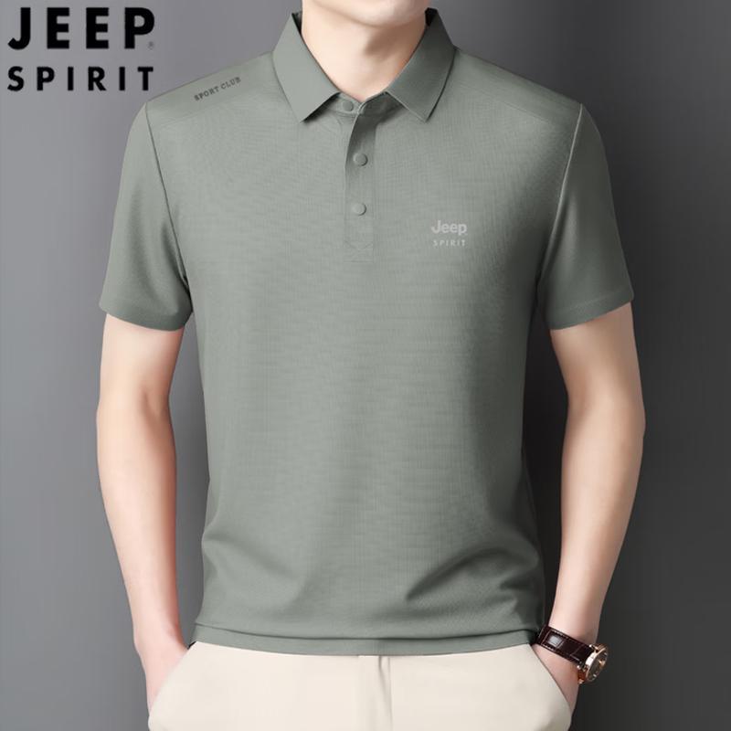 JEEP SPIRIT Men s Seamless Polo T-Shirt 2XL