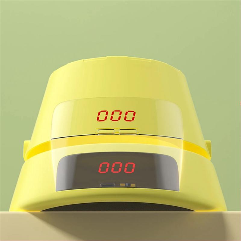 Good-Fully Intelligent Automatic Rope Sling Cat Teaser LED Backlit LCD Soft Plastic Rope Cat Cat Fishing Rod