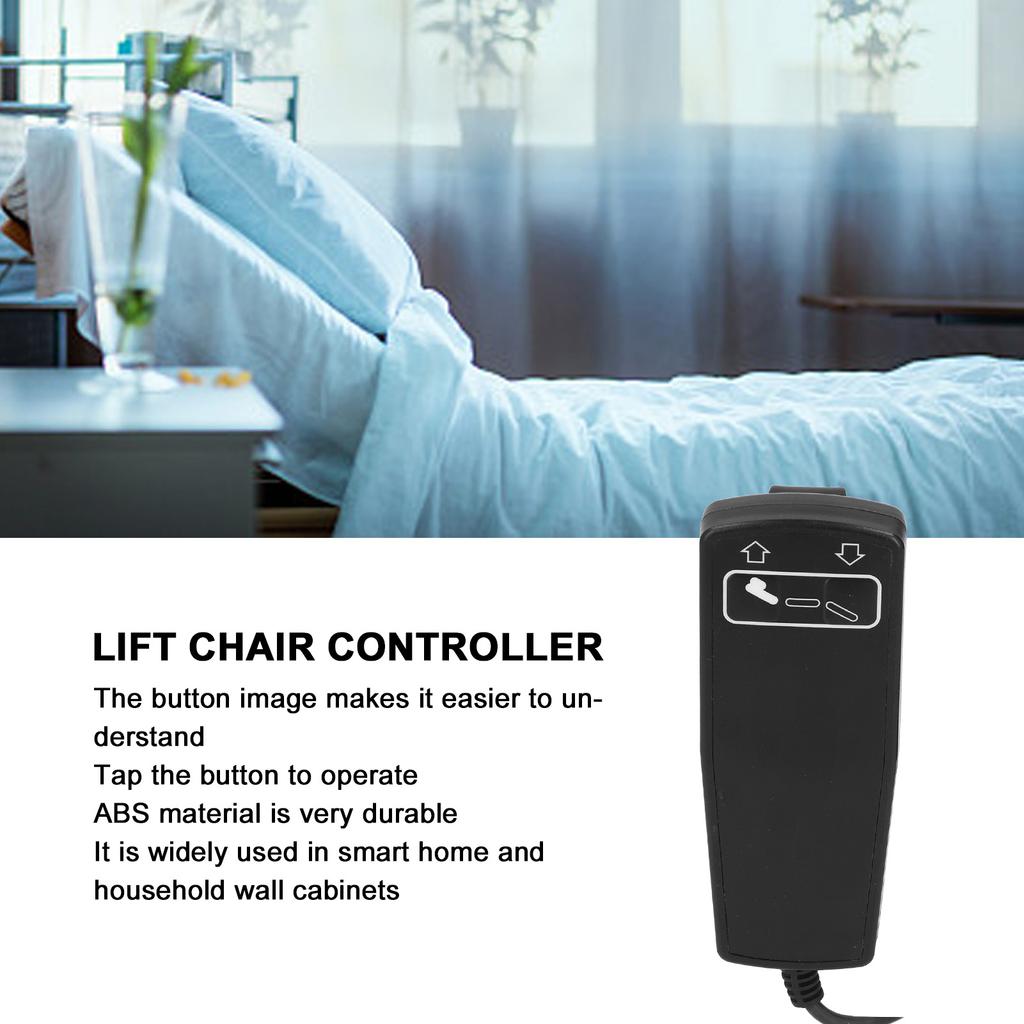 Recliner Controller 5 Pin ABS Housing IP66 Waterproof Remote Handset Controller for Lift Bed
