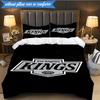3PCS Los Angeles ice hockey  Bedding Set,Including 1pc Duvet Cover And 2pcs Pillowcases Perfect for Bedroom, Dormitory, Fan Christmas gift