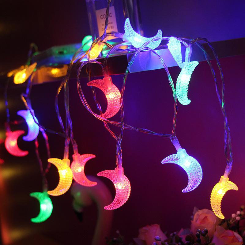 Eid Mubarak LED Sterne Mond Lichter String Ramadan Dekorationen Für Home Islamischen Muslimischen Ramadan Dekoration MYY