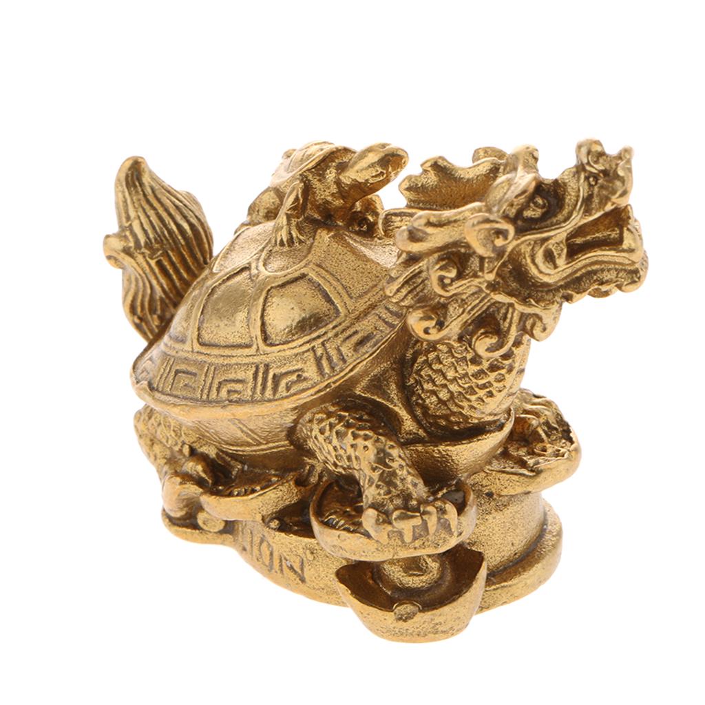 Chinese Feng Shui Dragon Statue Sculpture Animal Ornament Home FurnishingsUTLO