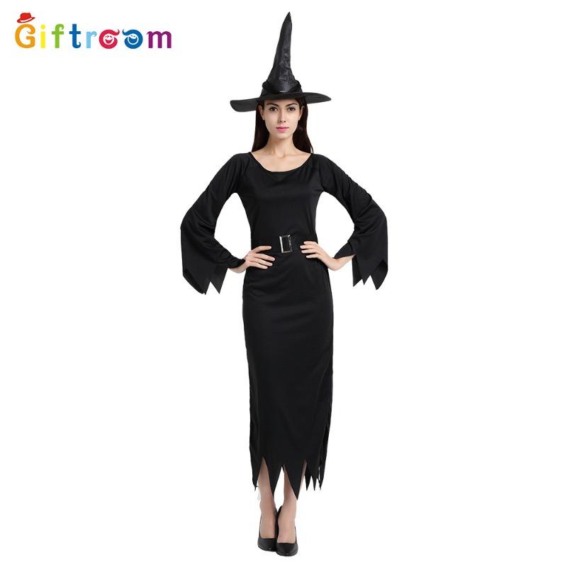 Halloween Character Parody Party Short Sleeve Sexy Black Witch Game Uniform Temptation Costume