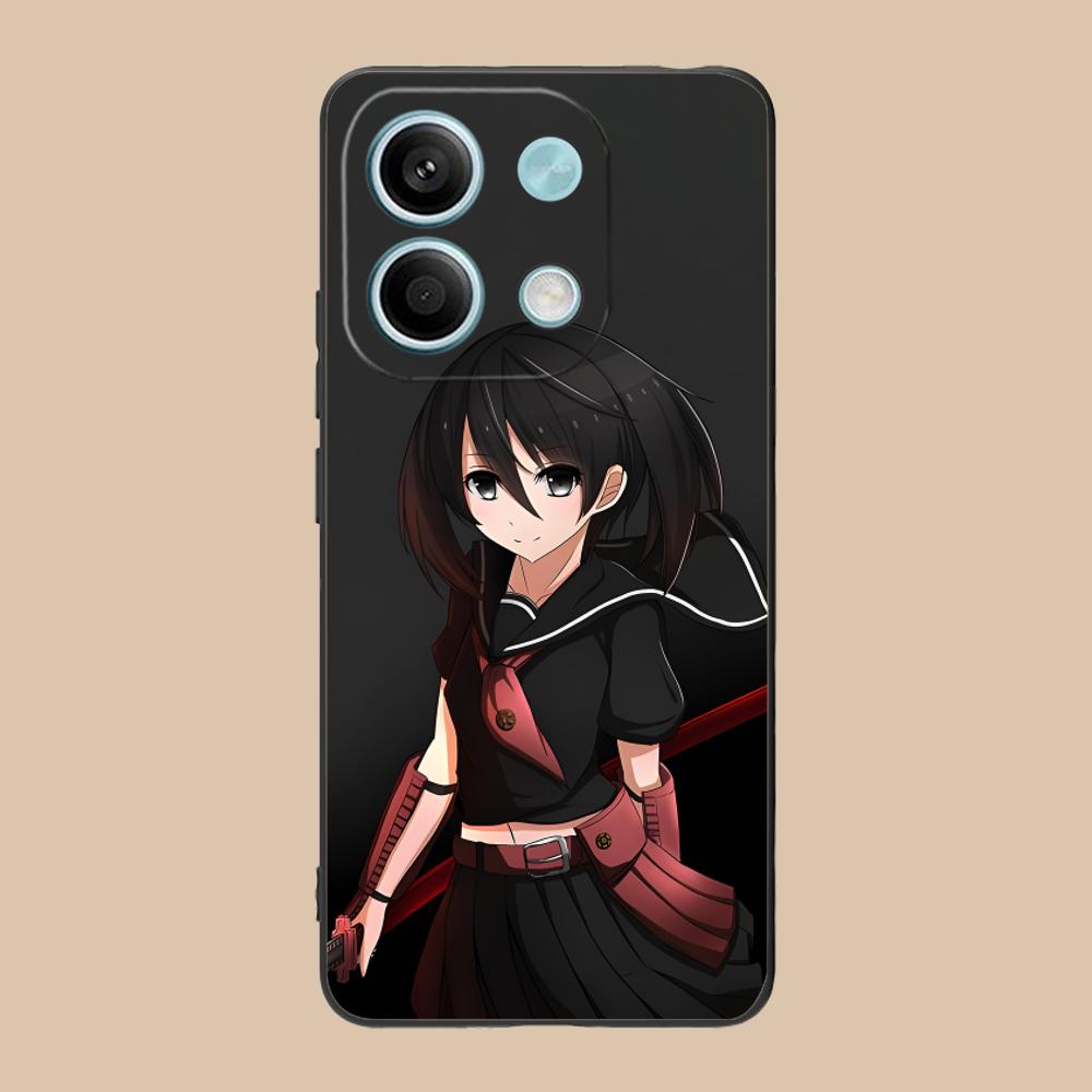 

Akame Kurome Matte TPU Mobile Phone Case for POCO F8 F7 F6 F5 F4 F3 F2 Pro GT C75 C71 C65 C61 C40 Pro Ultra Colorful Cover Poco C40