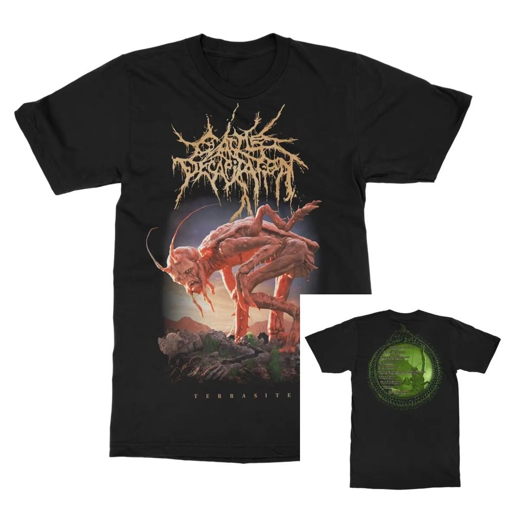 Hot Sale Cattle Decapitation Death Atlas Band Graphic Print TShirt Unisex Unisex Summer New Tee Streetwear Y2K Harajuku Fashion Top