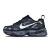 Air Monarch 4 Rainy Day Slip Resistant Abrasion Resistant Low Top Chunky Sneakers Unisex Black White 415445-001(Team627-)