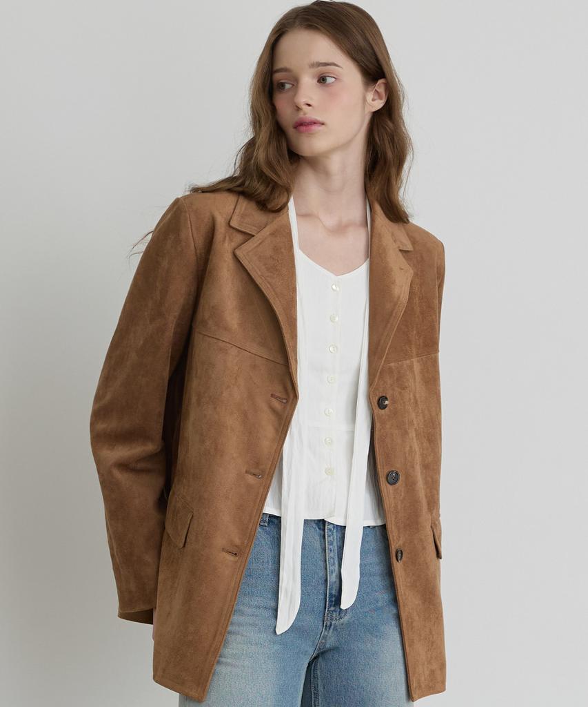 Tmaker Soft Suede Half Jacket Ca