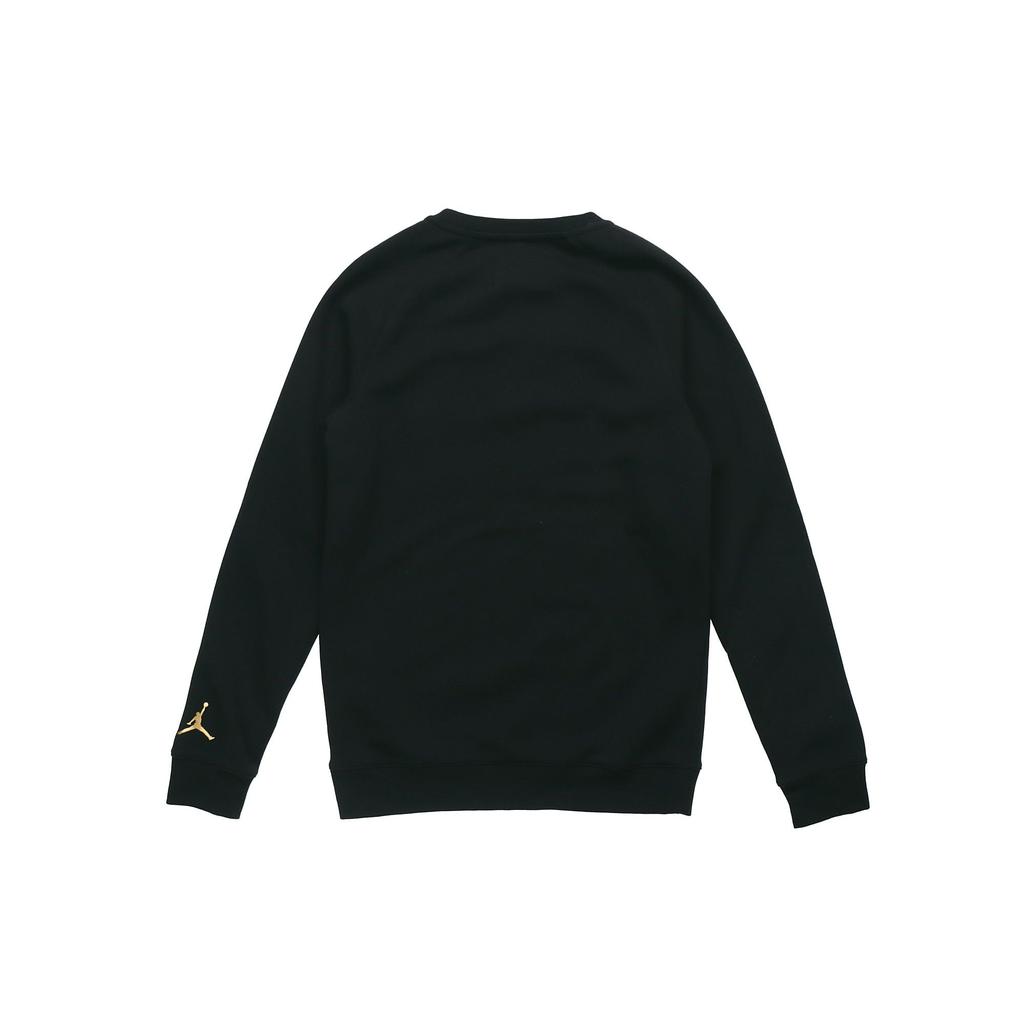Jordan Fleece Knit Crew Neck Sweatshirt Men Tops Black BQ5746-010