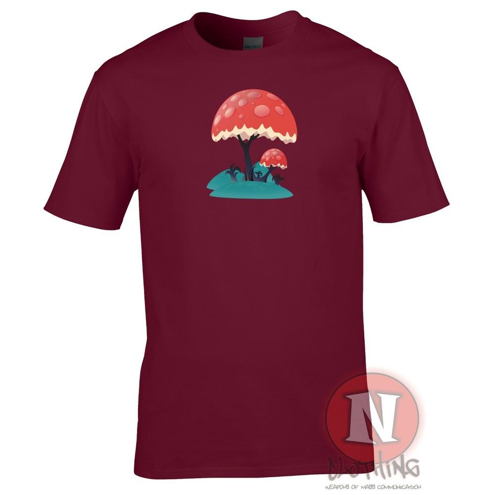 Mushroom Tree TShirt Japanese Asian Anime Kawaii Cute Graphic Tee S