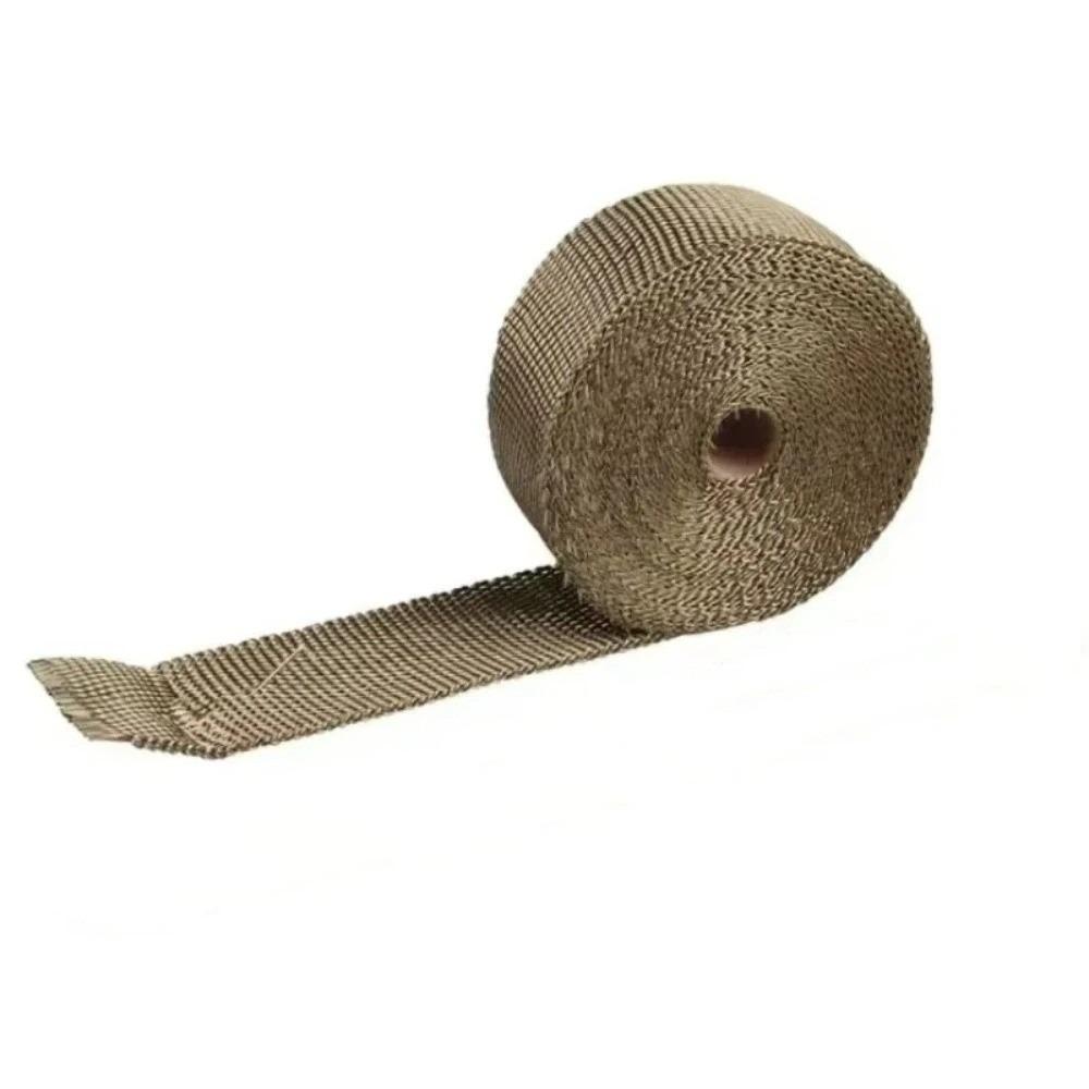 Thermal Insulation Exhaust Heat Wrap 5M Header Pipe Wrap Exhaust Wrap Tape  Car Exhaust System