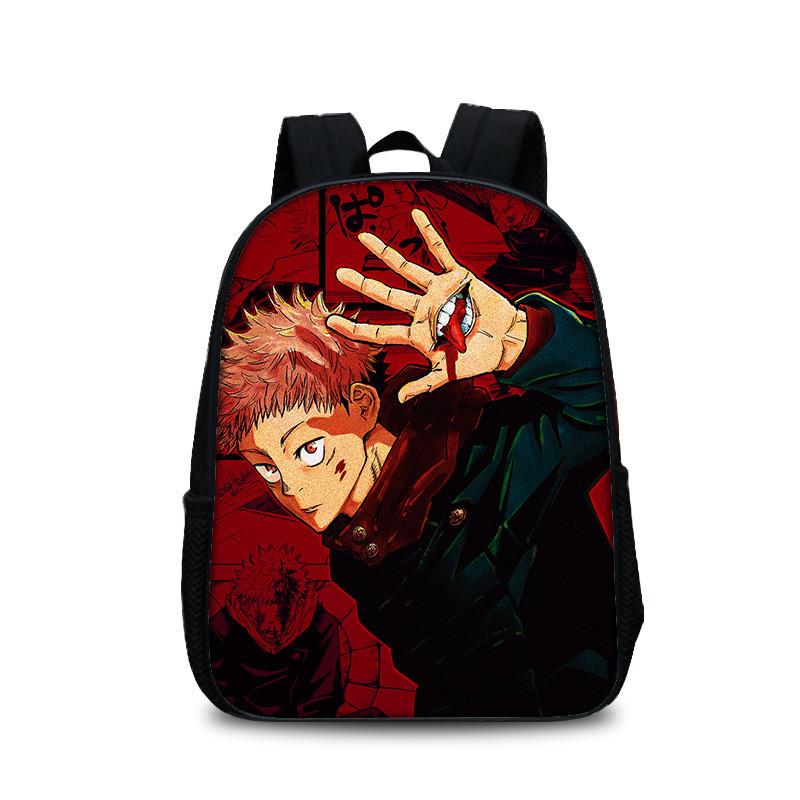 Jujutsu Kaisen Backpack With Polyester Material And Spacious Design For Students And Daily Use
