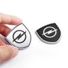 1/2Pcs Car Decoration Metal Chrome Shield Logo Car Body Trunk Fender Stickers For Opel OPC Astra Insignia Corsa Mokka Vectra GTC