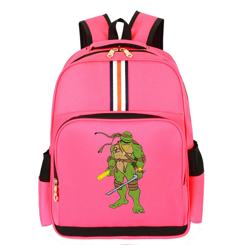 Hot Sale Teenage Mutant Ninja Turtles Cartoon Printed Backpack Elementary and Secondary School Students Outdoor Leisure Large Capacity