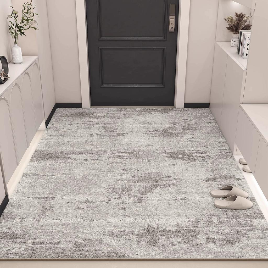 Door Floor Mat, High-End Door Floor Mat, Dirt-Resistant Pvc Leather, Leave-In Washable, Erasable, Cutting, Non-Slip Door Carpet