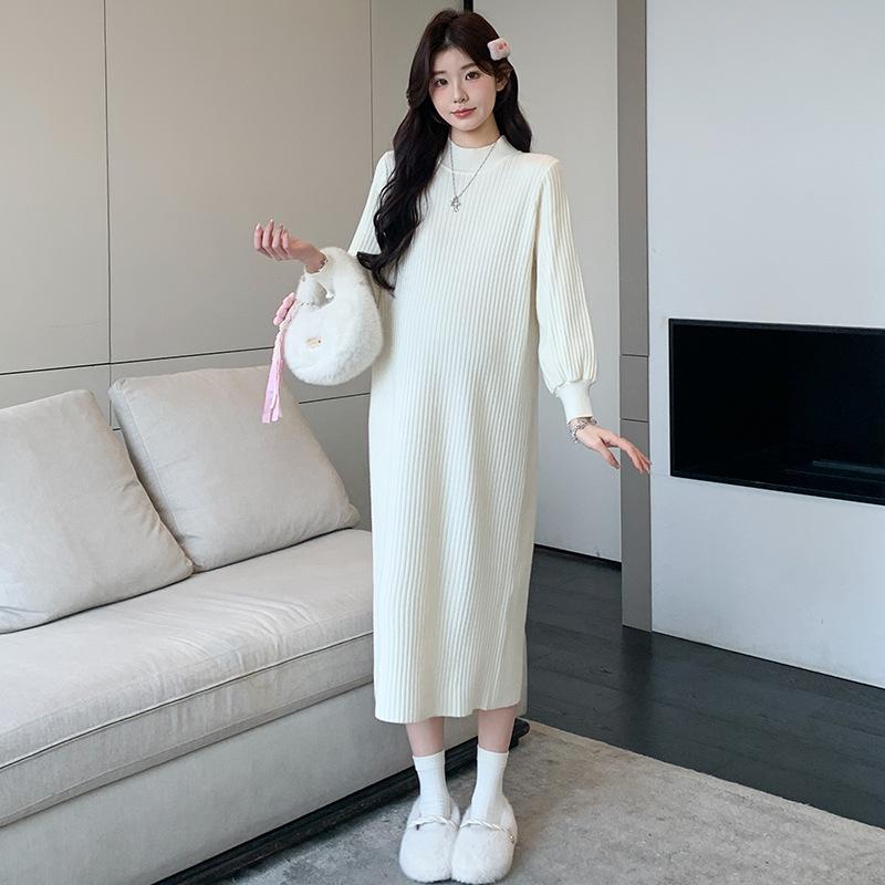 

Maternity Knit Sweater Dress - 2025 Winter Collection: Stylish and Cozy Layer for Expecting Moms 2XL
