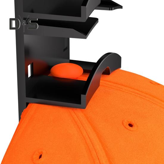 Hat Organizer Baseball Cap Storage Rack Self-Adhesive Simple Installation Wall Mounted Multi-layer Hat Hanger Holder Display Rack