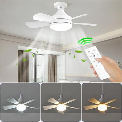 LED 60W Ceiling Fan Light LED Fan Ceiling Light with Remote Dimming Function Suitable for Living Room Study and Home Use