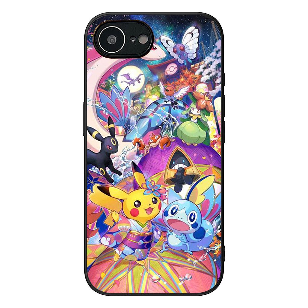 Soft Cover for Xiaomi Redmi 15 9A 9C NFC 7A 9T Note 9 8 7 8T 15c A5 Coque Phone Case Squirtle P-Pokemons GO P-Pikachus
