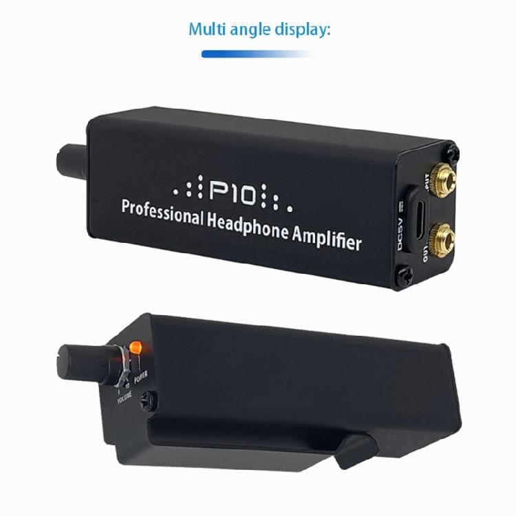 Leichte Kopfhörerverstärker mit 3,5-mm-Ausgang, Lautstärkeregelung, Perfekt für In-Ear-Monitoring, Geringe Verzerrungen