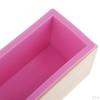 Rectangle Silicone Loaf Soap with Wooden Box, Making , Handmade DIY Chocolate Cake Toast