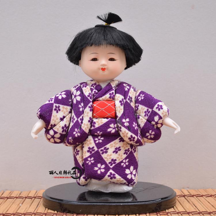 Retro Japanese geisha Doll Action figures Kimono Statue Figurines Ornaments for Home Room Hotel Desk Cabinets Decor Crafts Gift