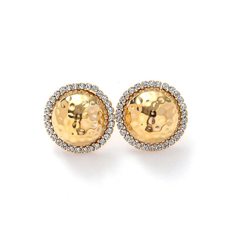 18K Gold Stainless Steel Flower Shell Beach Earrings