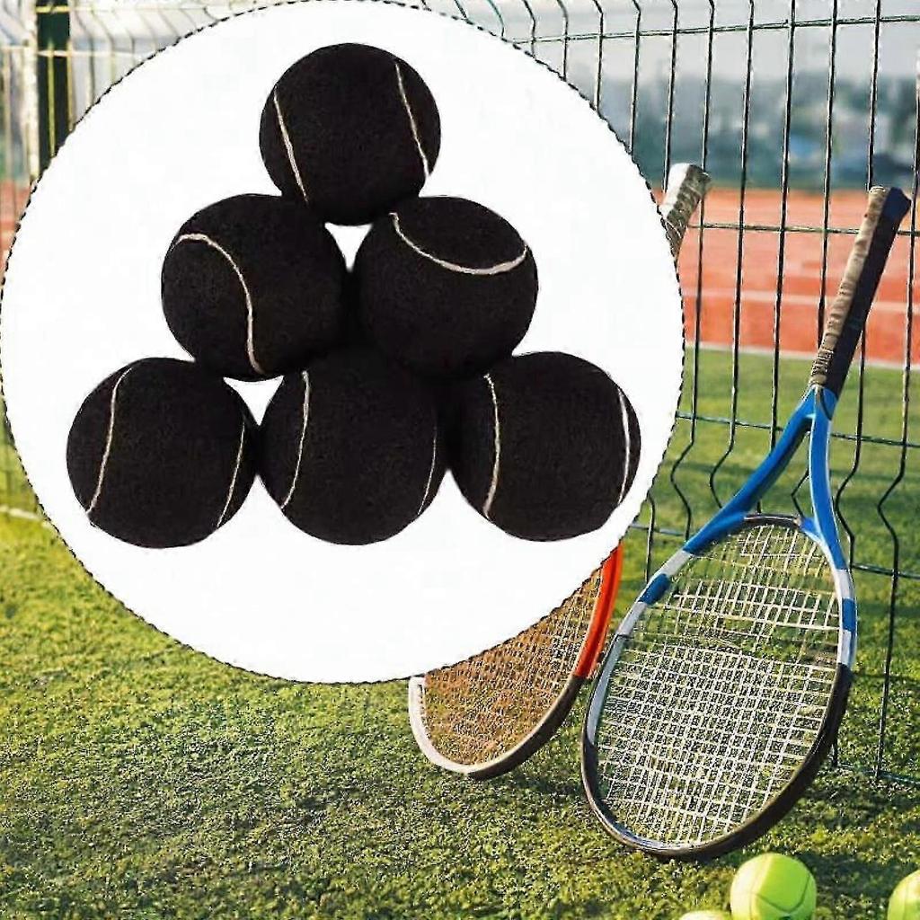 6x Tennis Balls Training Balls Dogs Tennis Balls Professional Elastic Balls Wear Resistant for Sports Beginners Entertainment