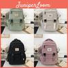 Compact Nylon School Backpack For High School Students With Zipper Closure