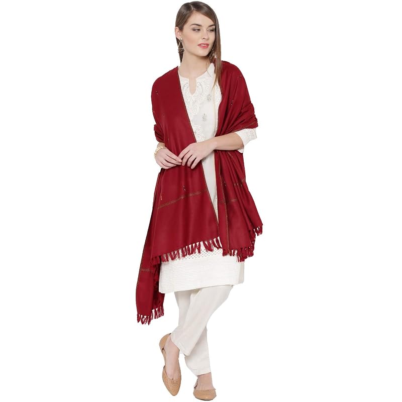 Weavers Villa Women' Shawl ( ), 100cm X 200cm