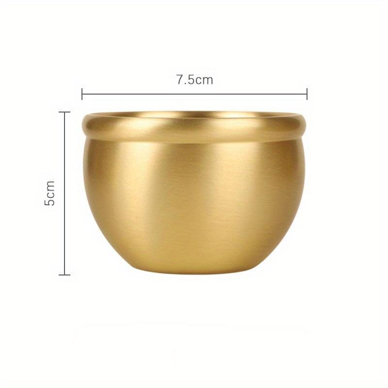 Brass Pot Bowl Office Decorations Living Room Rice Jar Treasure Bowl Home Furnishings Decoration