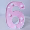 Pink LED Letter Light for Celebrations and Proposals