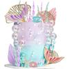 Décorations de gâteau sirène pour décorations d'anniversaire