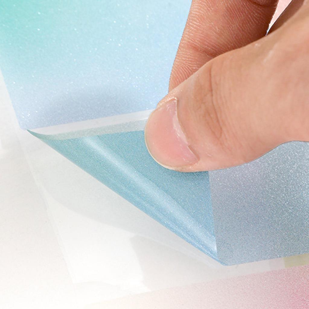 Cute Sticky Notes 105 Sheets Aesthetic Glitter Memo Pads, Decorative Sticky Notes For Journaling School Office Home Book