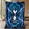 Coperta Tema Tottenham Hotspur Morbida Coperta in Flanella Morbida Coperta Plaid Peluche Accogliente Coperta per Divano Letto per Arredamento Casa