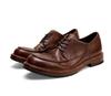 Men'S Handmade Goodyear Craft Full Leather Outsole Washed Retro Casual Versatile Leather Shoes