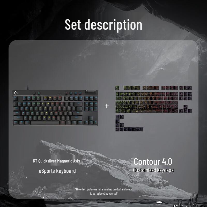 Logitech PRO X TKL RAPID Magnetic Switch Wired RGB Gaming Keyboard